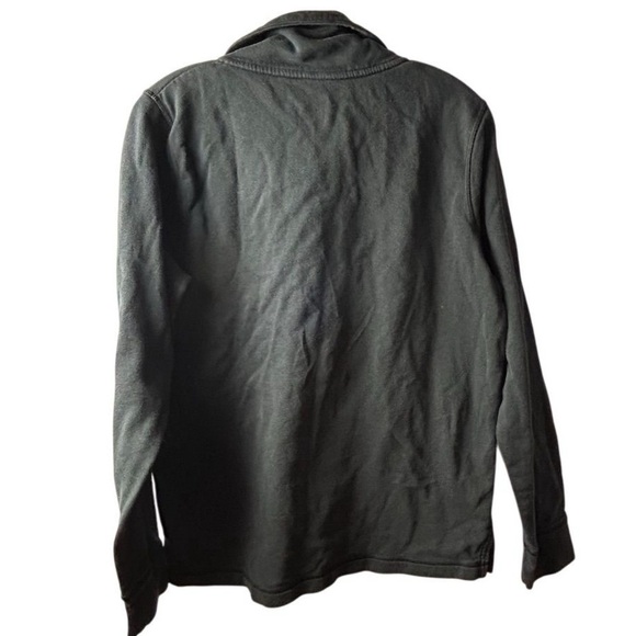 Under Armour Unisex 1/4 Zip Mock Neck Pullover Sweatshirt Black - Picture 10 of 11